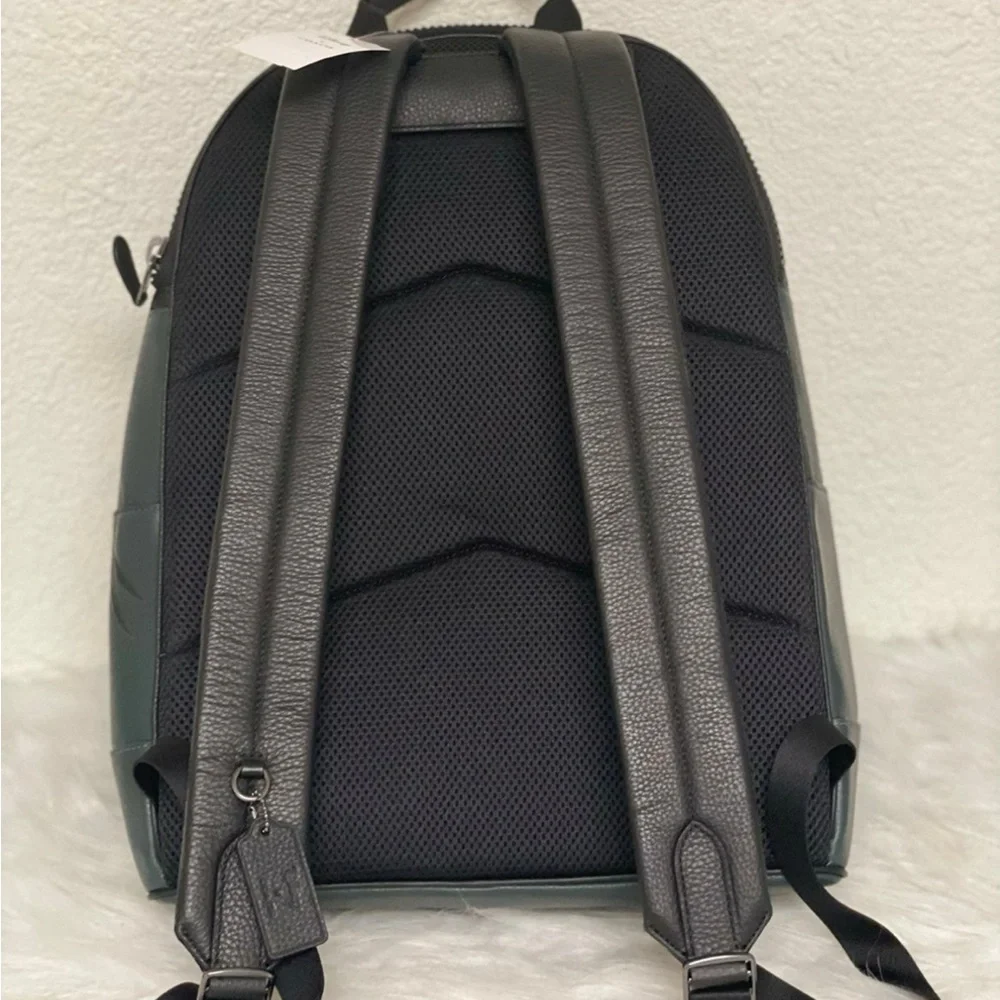 Disney X Coach West Backpack With Maleficent Dragon Motif CC043 NWT Pine Green
